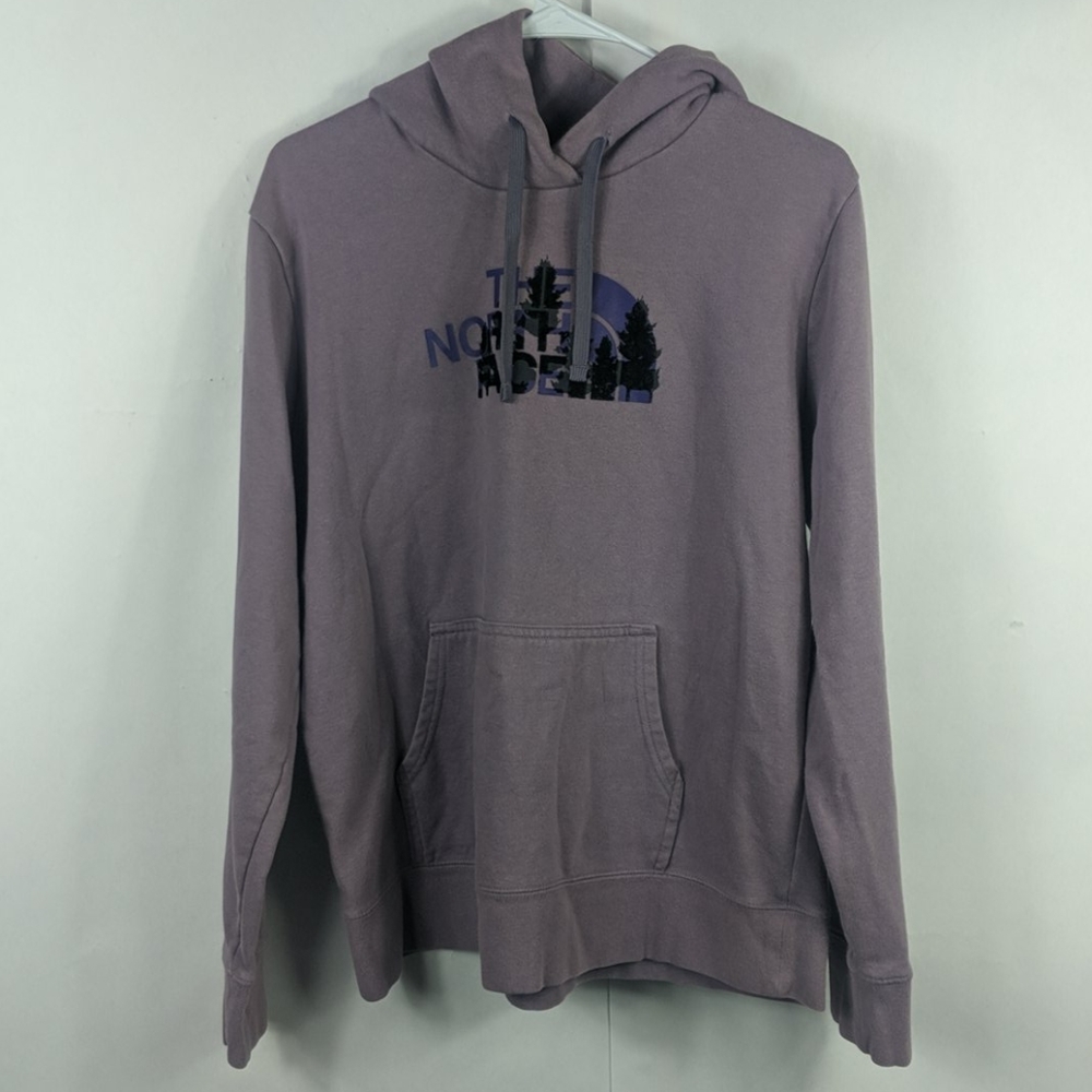 The north face purple hoodie